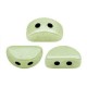 Les perles par Puca® Kos Perlen Opaque light green ceramic look 03000/14457